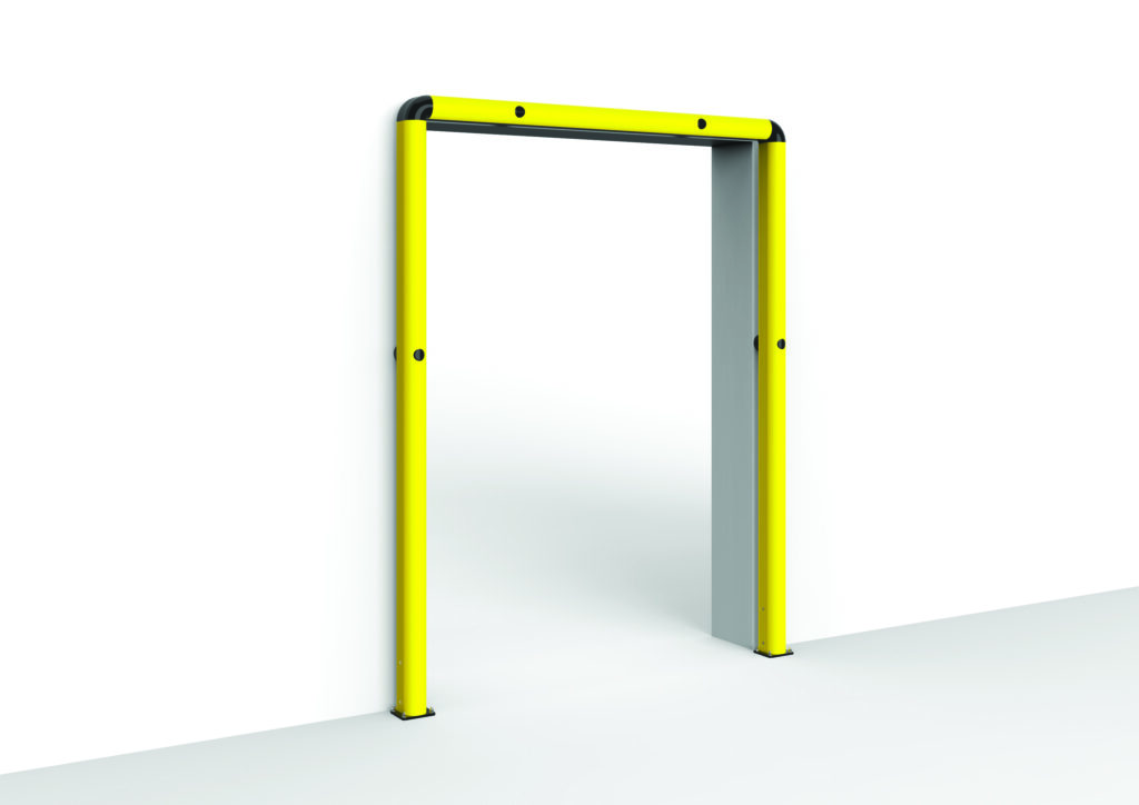 Protección de puertas industriales mpm instalación inselpro suministro protección industrial