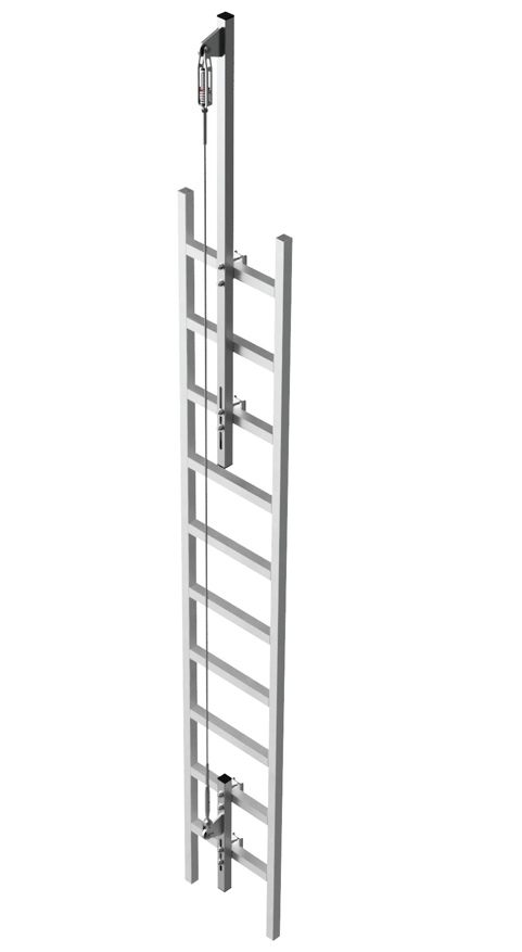 linea de vida vertical completa en 795 en escalera